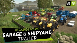 Landwirtschafts-Simulator 25: Highlands Fishing - Garage & Shipyard Trailer