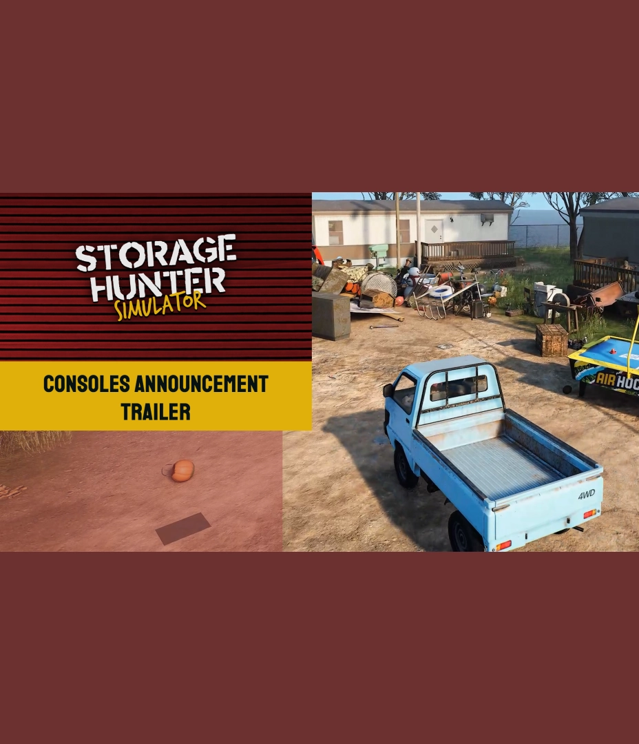 Storage Hunter Simulator - Consoles Announcement Trailer
