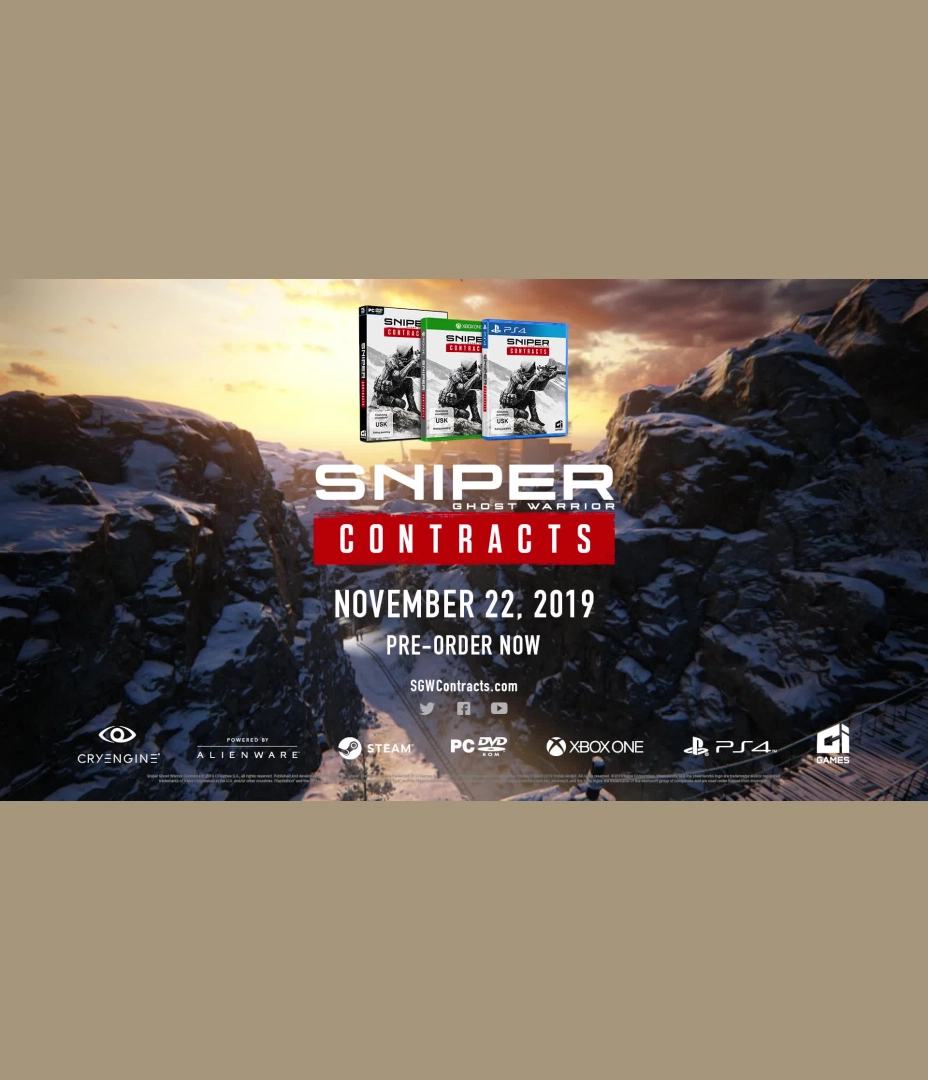 Sniper Ghost Warrior: Contracts - Release Date Announcement Trailer