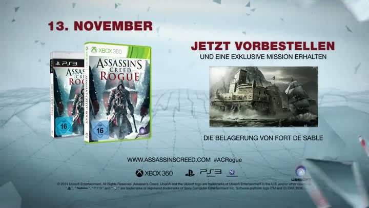 Assassin's Creed: Rogue - Launch Trailer [GER]