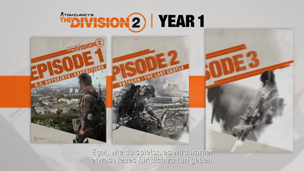 Tom Clancy's: The Divison 2 - Year 1 Trailer [GER]