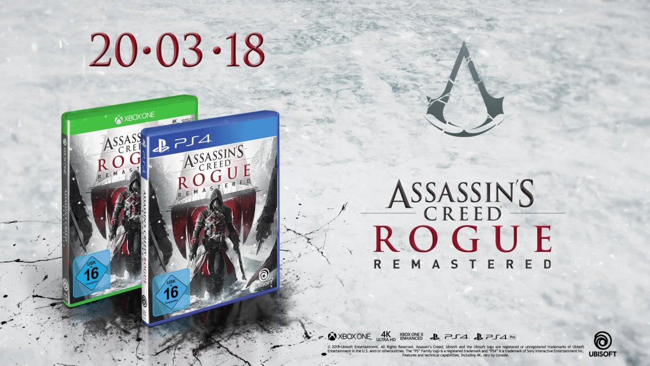 Assassin’s Creed: Rogue Remastered - Ankündigungs-Trailer [GER]