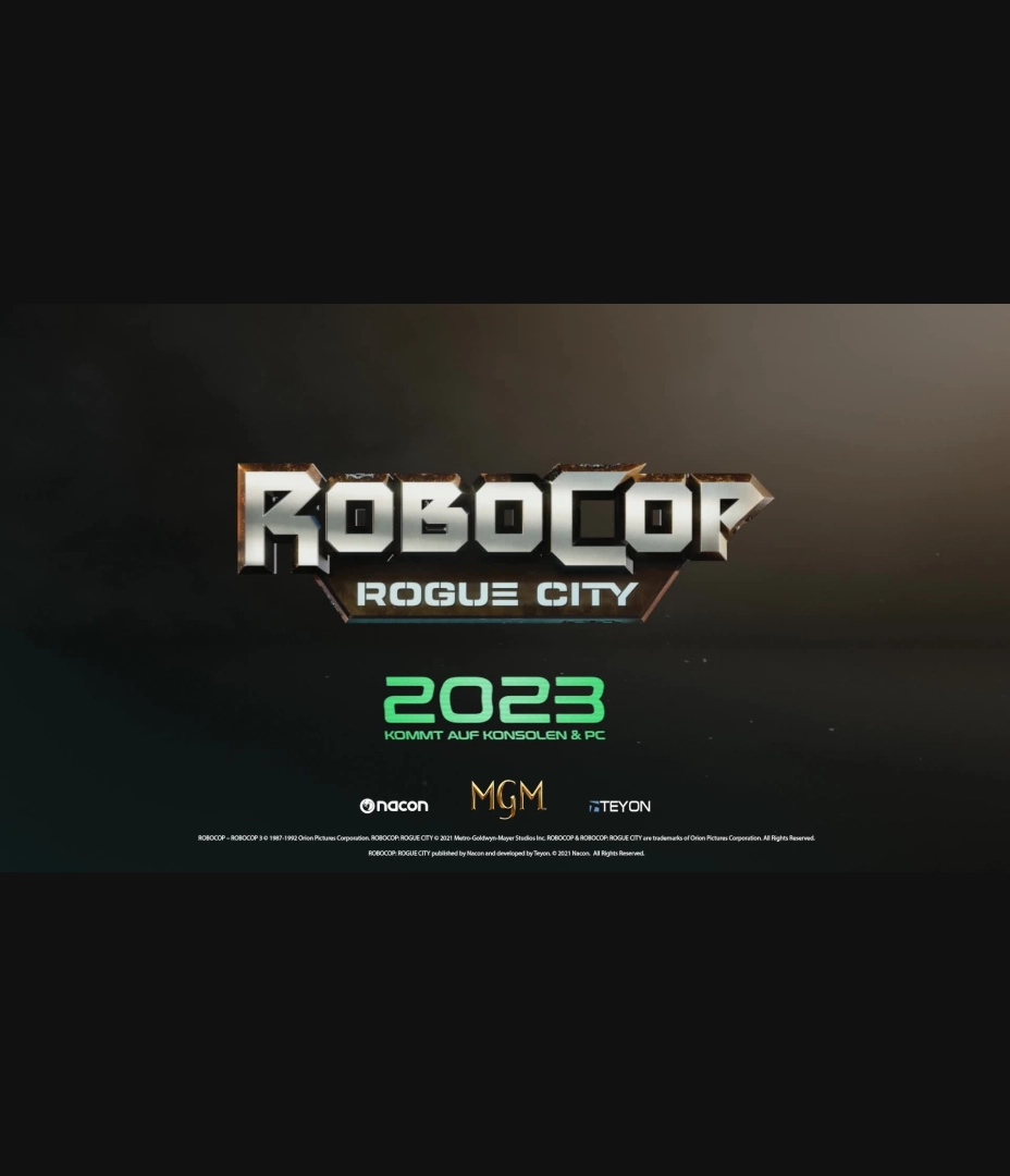 RoboCop: Rogue City - Teaser Trailer [GER]