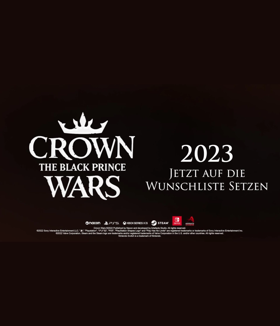 Crown Wars: The Black Prince - Reveal Trailer [GER]