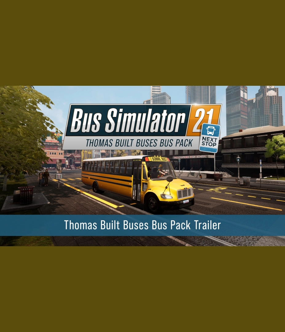 Bus Simulator 21: Next Stop - Thomas Built Buses Bus Pack Trailer