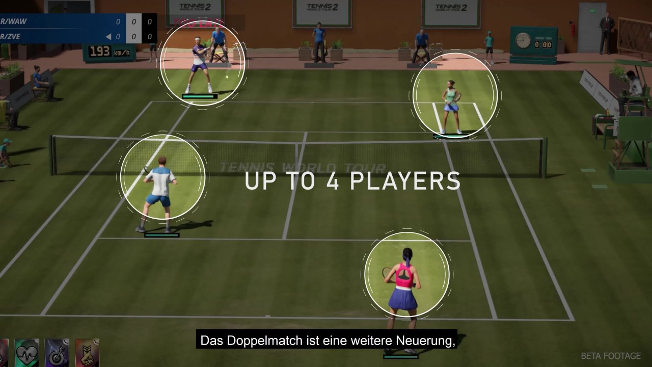 Tennis World Tour 2 - Gameplay-Trailer [GER]