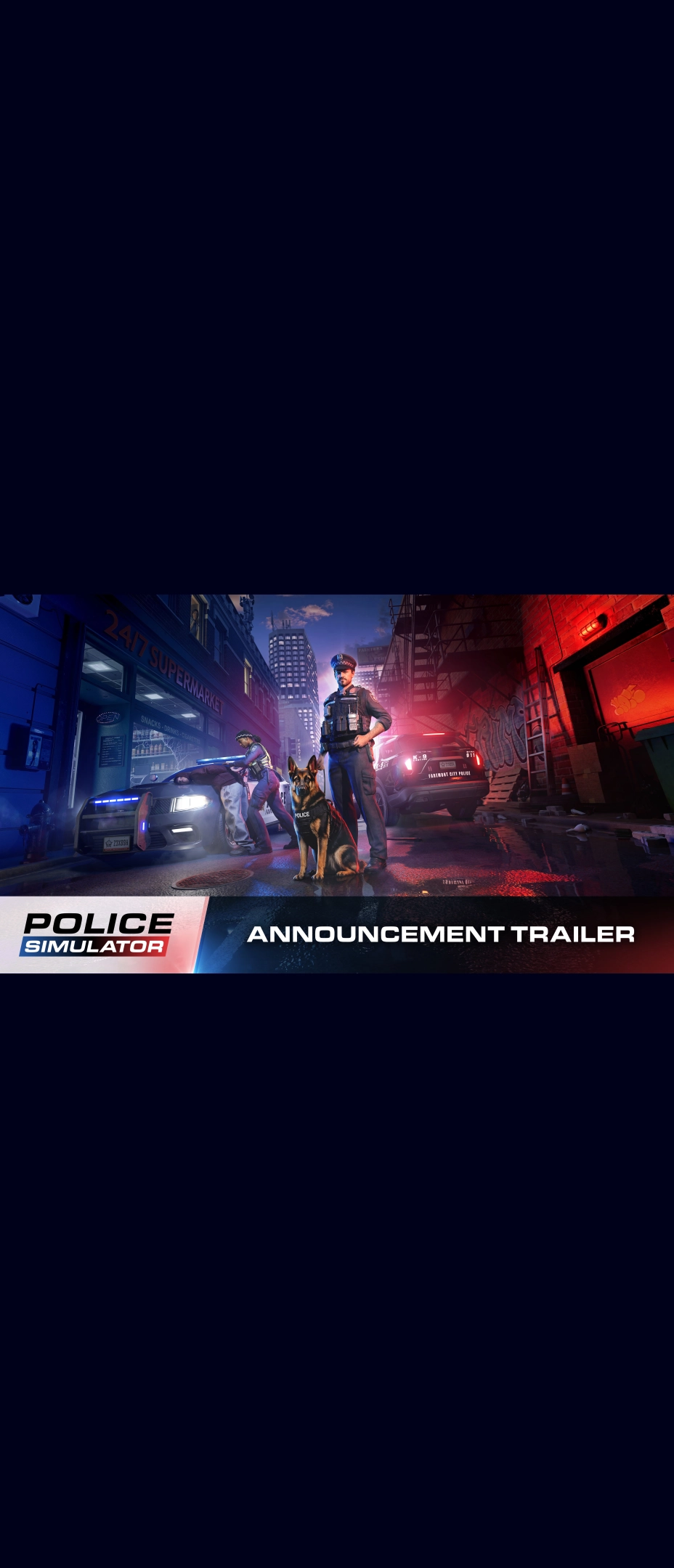 Police Simulator - Announcement Trailer