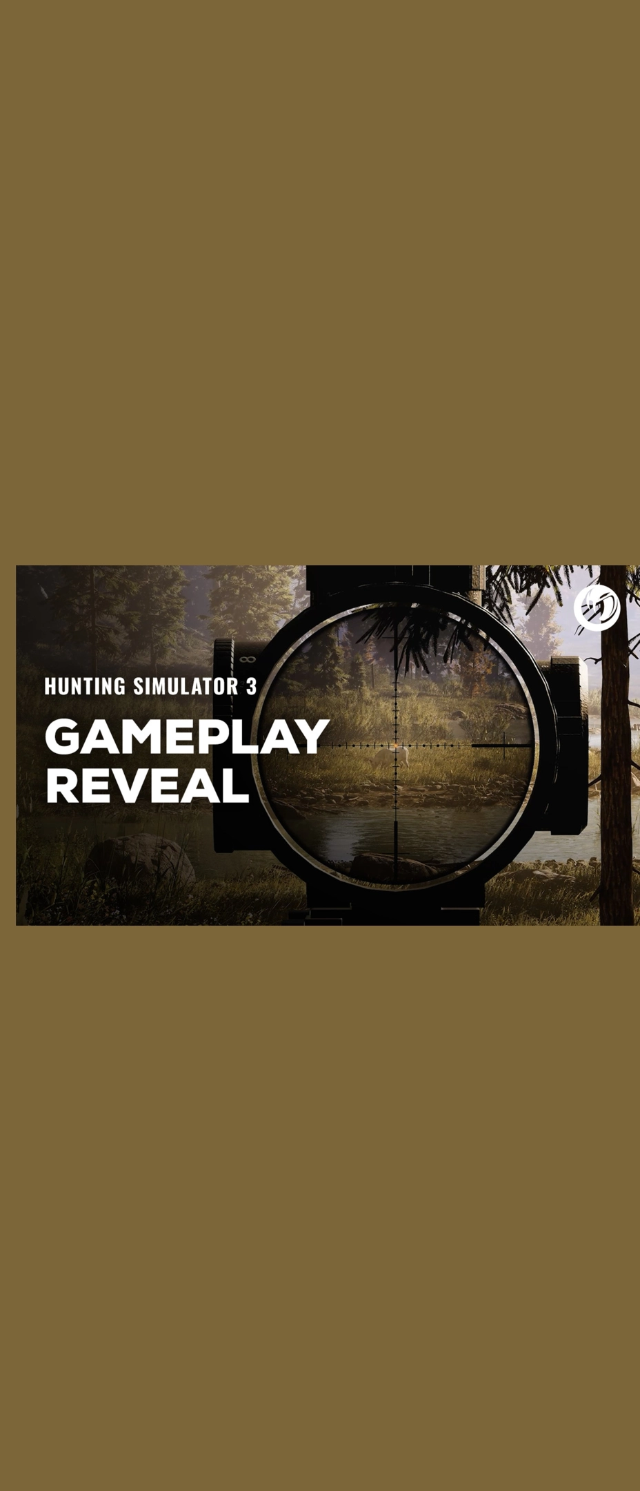 Hunting Simulator 3 - NC26 Gameplay Trailer