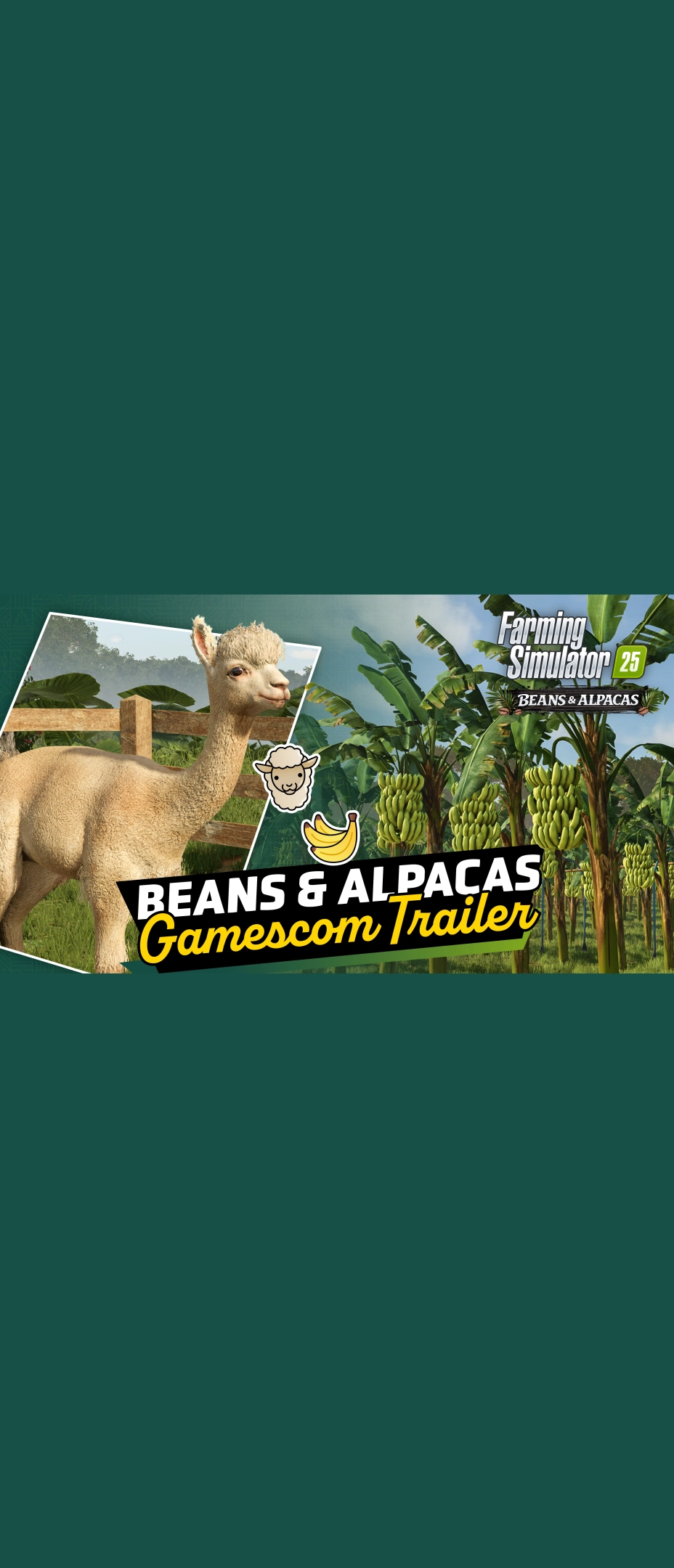 Landwirtschafts-Simulator 25: Beans & Alpacas - gamescom Trailer [GER]